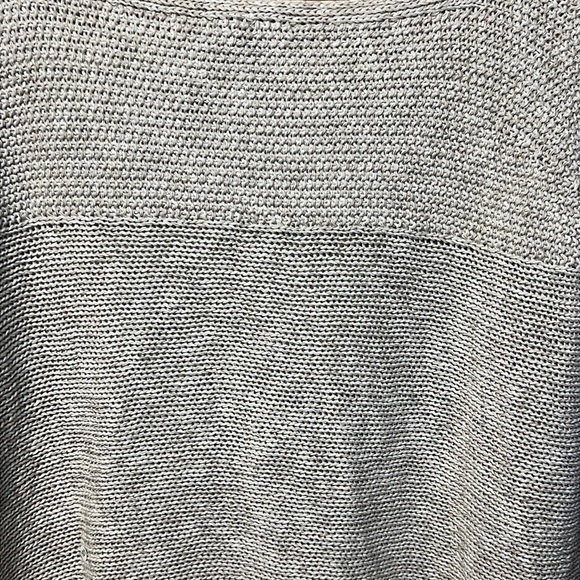 Tommy Bahama gray Paradise Sun Textured Pullover Women's Sweater S short sleeve - Picture 7 of 8